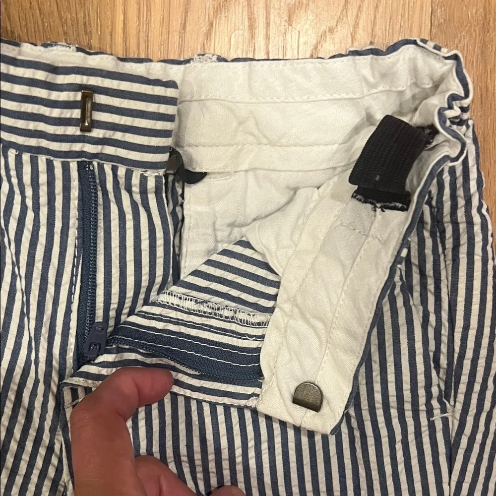 Lands' End Kids Blue Seersucker Pants - Size 5